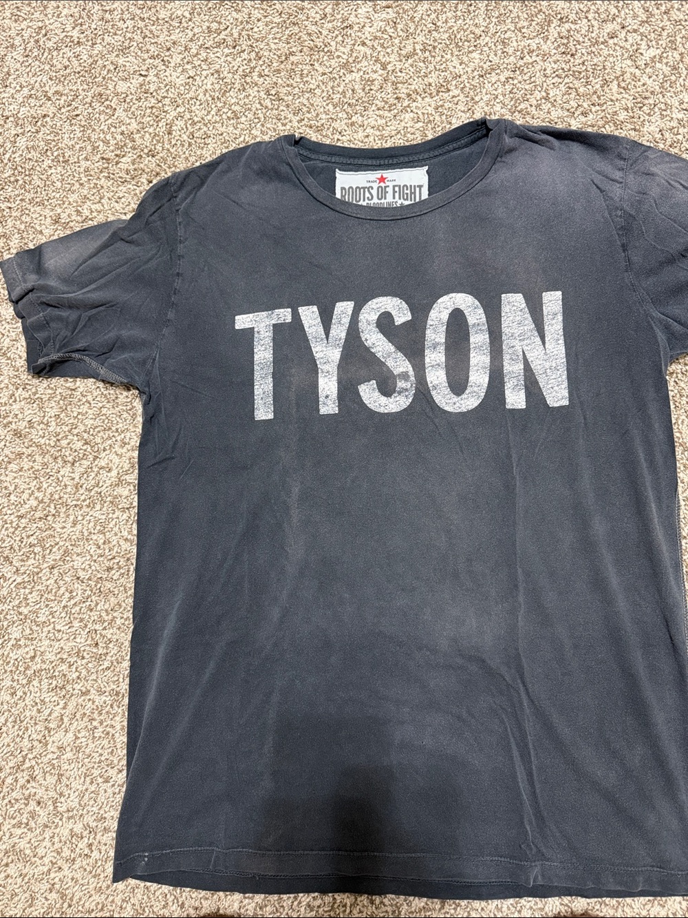 Roots of Fight Men's Black TYSON Short Sleeve Tee